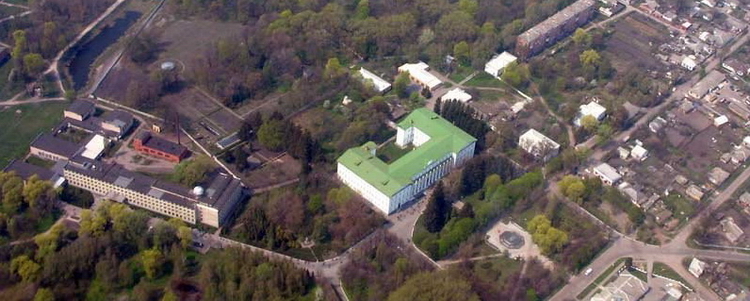 Графский парк и университет в Нежине
